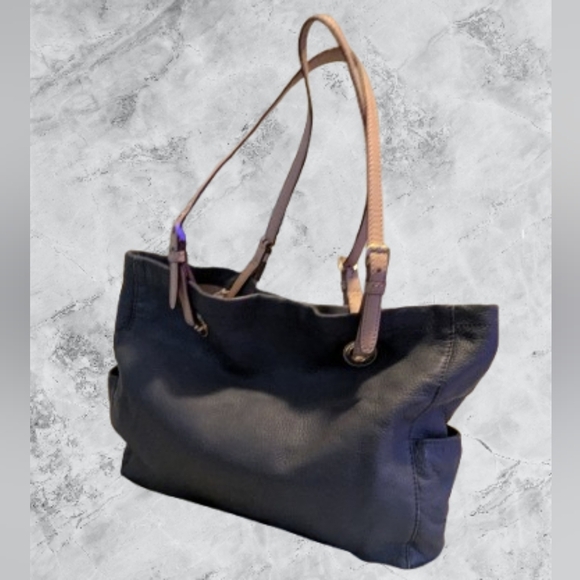 Vintage MICHAEL Michael Kors Gold Gray Shoulder Bag Large Classic - Picture 1 of 4
